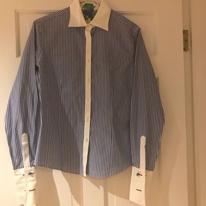 Brooks Brothers pin stripe button down